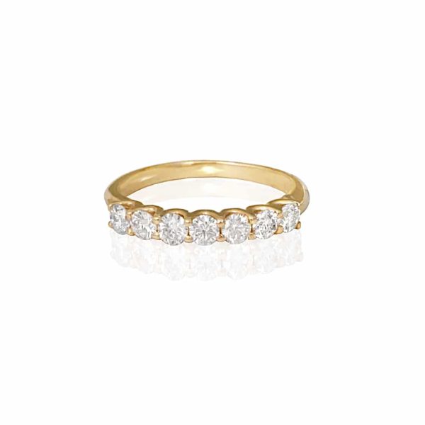 טבעת זהב עם יהלומים, טבעת איטרניטי, טבעת יהלומי מעבדה משלימה,